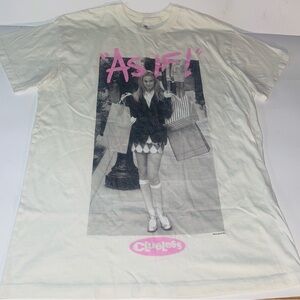 Clueless Unisex/Men’s Medium AS IF Graphic-Print T-Shirt